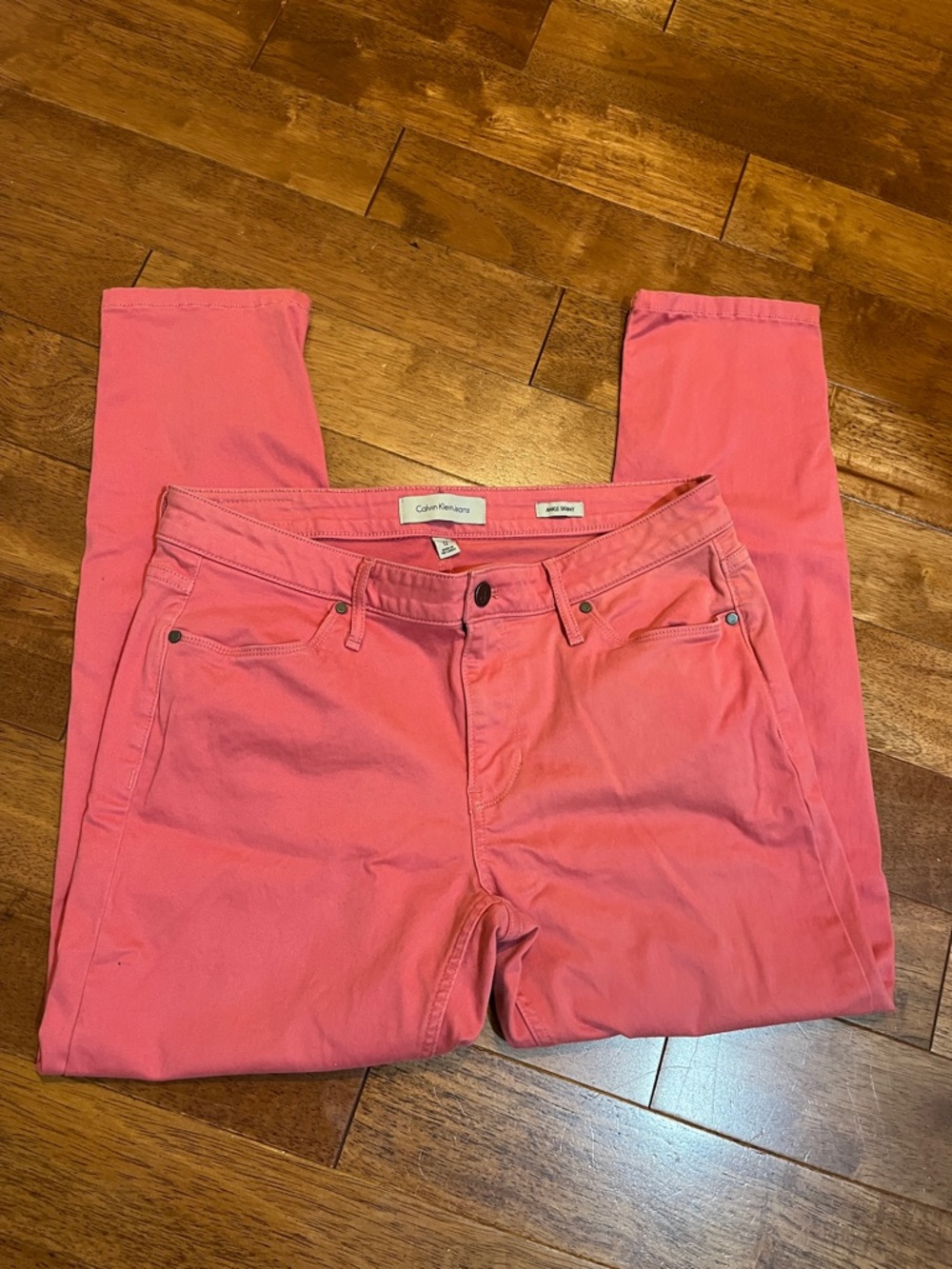 Calvin Klein Coral Pink Skinny Women’s Jeans